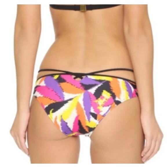L'Agent by Agent Provocateur Avril Bikini Bottom in Multi & Print Size L - Picture 2 of 3